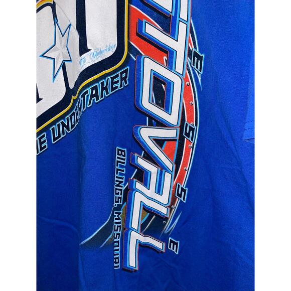 Jesse Stovall Shirt The Undertaker Drag Racing Race Blue Graphic Tee 2XL XXL - Picture 4 of 11